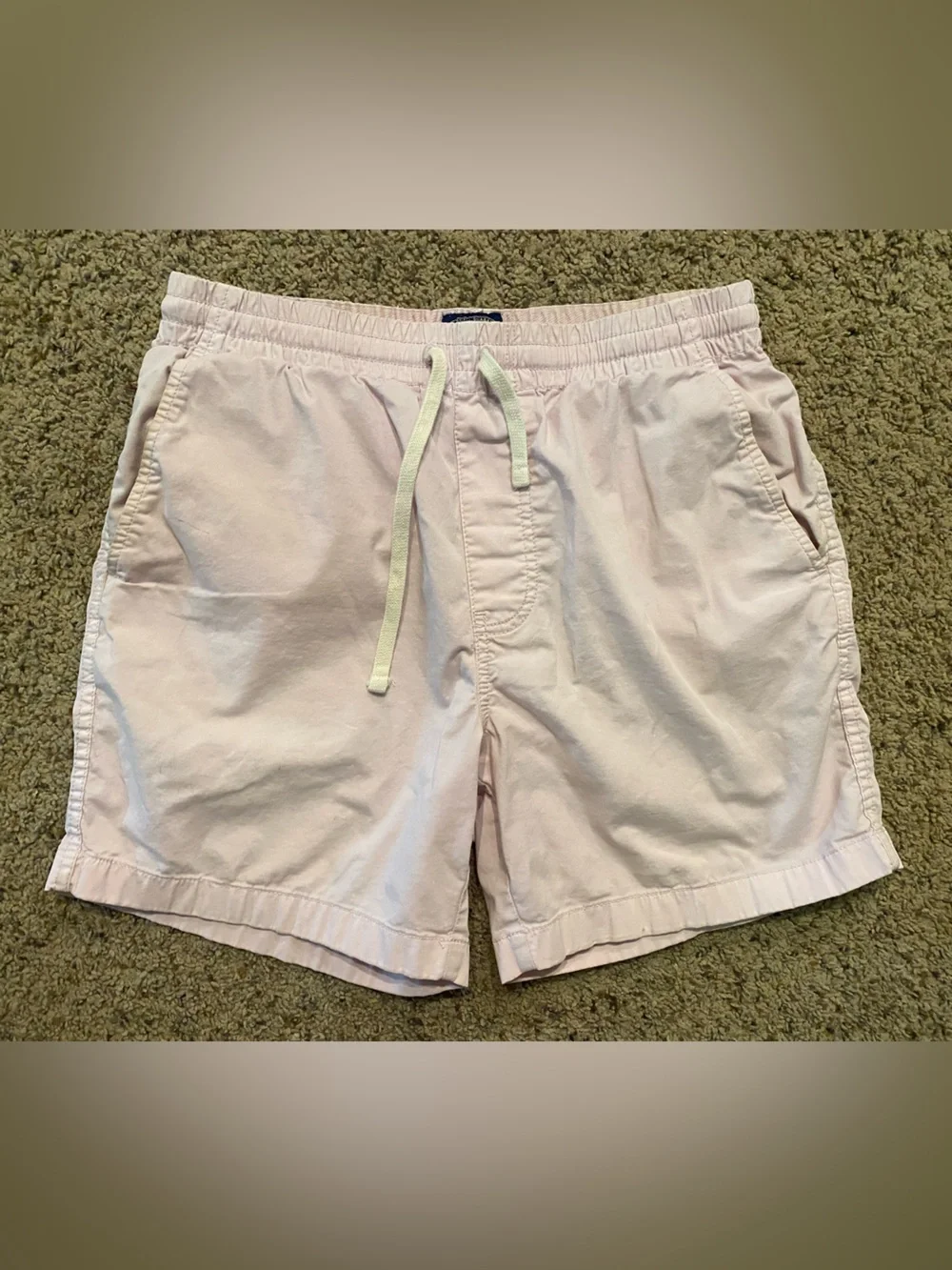 J Crew Mens small Fair Trade light pink dock shorts